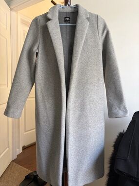 Zara Light Grey Long Coat